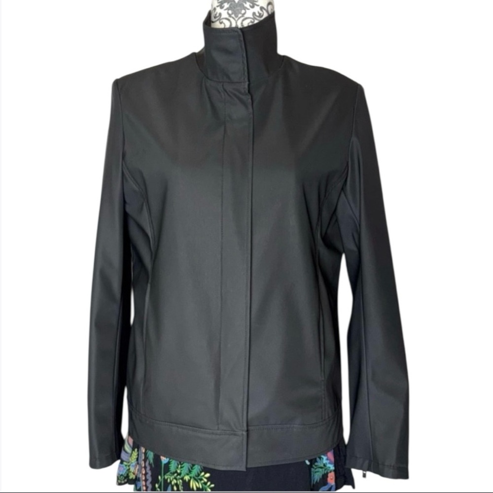 FAIRWEATHER Black Zip Up Lightweight Bomber Jacket